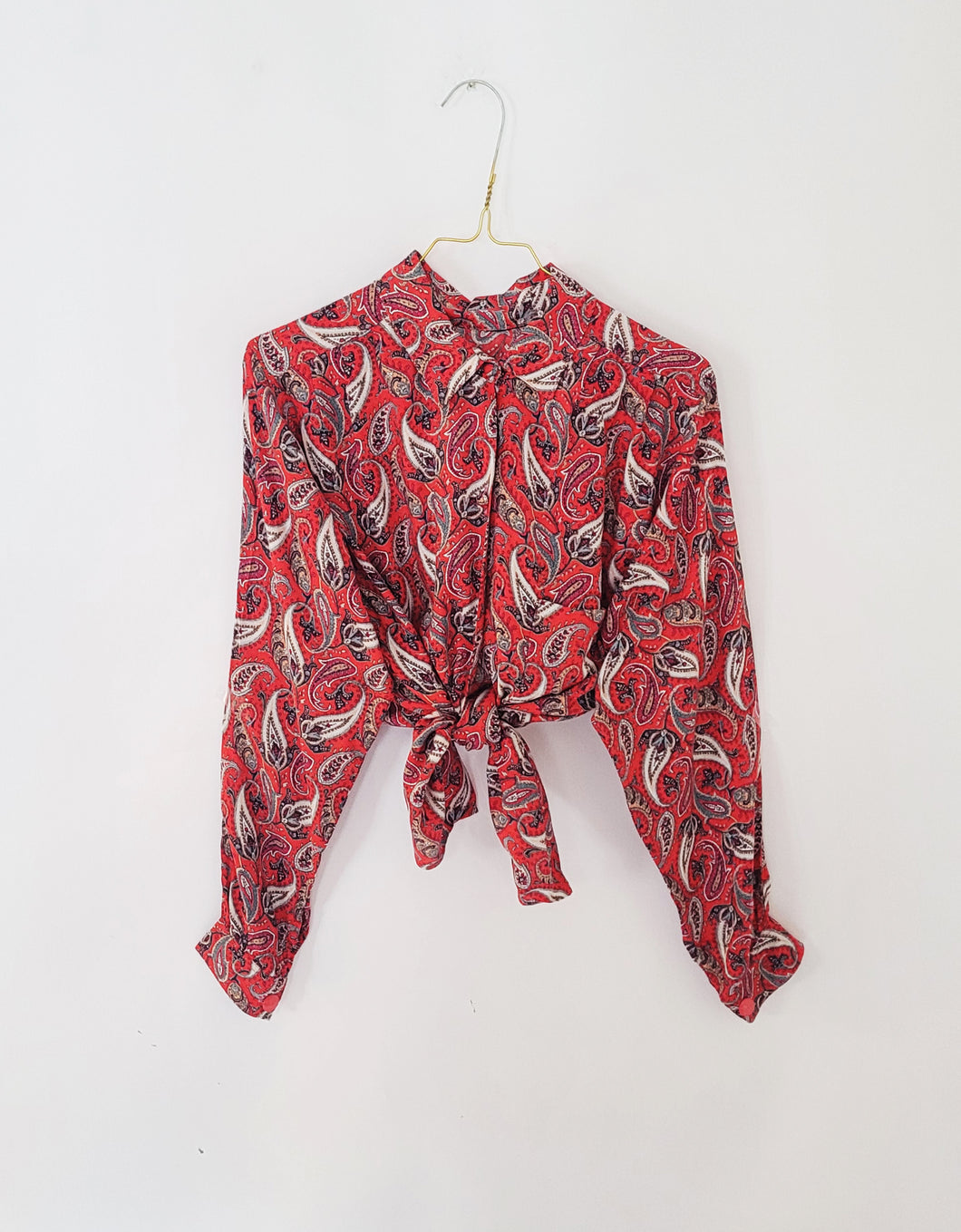 Paisley print blouse (M)