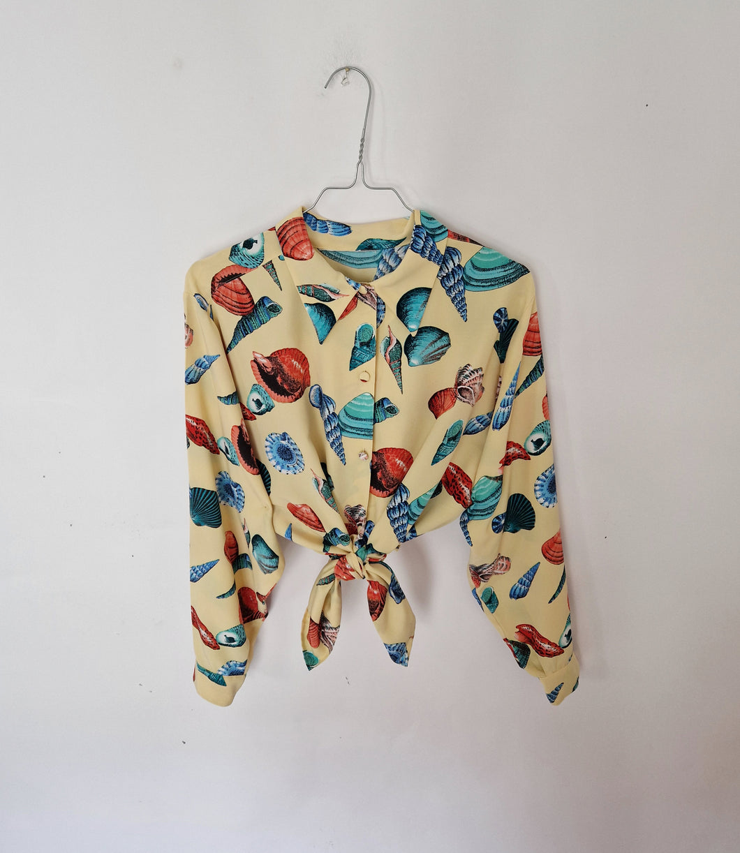 Print blouse (M)